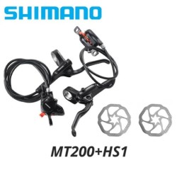 Eredeti Shimano MT200 MT201 M315 MTB Mountain Bike hidraulikus tárcsafék MT200 fékek 2 dugattyús 3 ujjas acél kar BL-MT200