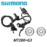 Eredeti Shimano MT200 MT201 M315 MTB Mountain Bike hidraulikus tárcsafék MT200 fékek 2 dugattyús 3 ujjas acél kar BL-MT200