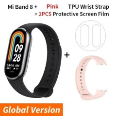 Globális verzió Xiaomi Smart Band 8 Mi karkötő 7 színes AMOLED képernyő Blood Oxygen Bluetooth vízálló Miband csuklós sportóra