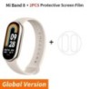 Globális verzió Xiaomi Smart Band 8 Mi karkötő 7 színes AMOLED képernyő Blood Oxygen Bluetooth vízálló Miband csuklós sportóra