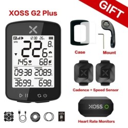 XOSS új G2 GPS kerékpáros számítógép G Plus vezeték nélküli sebességmérő Bluetooth Tracker vízálló országúti kerékpár MTB kerékp