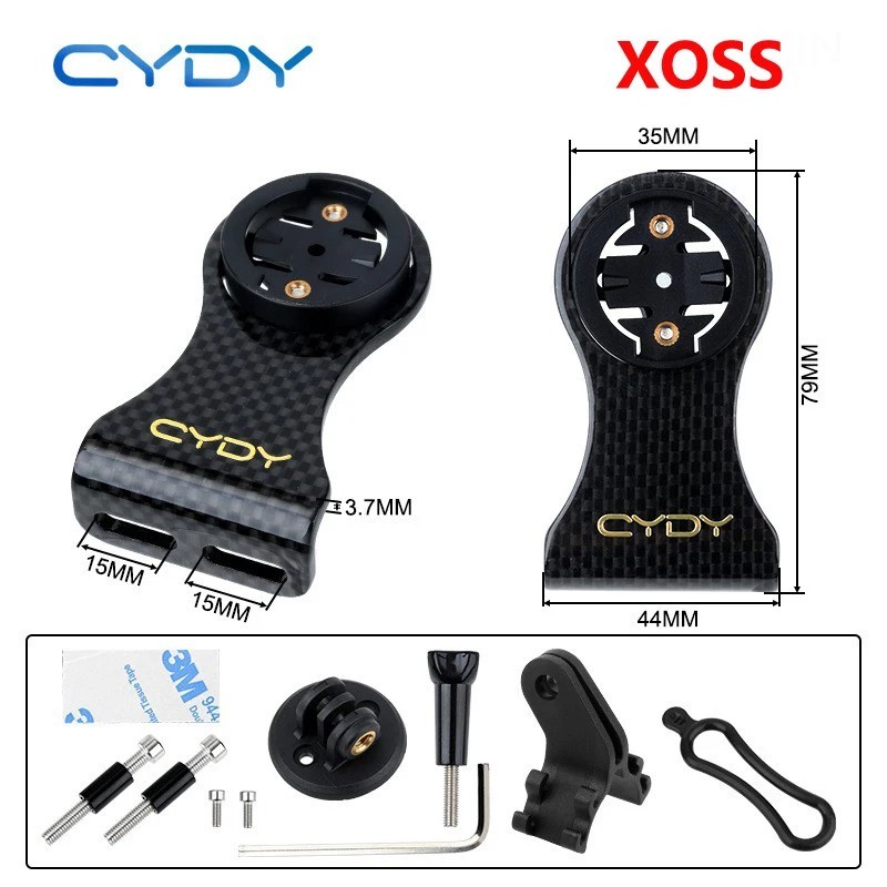 CYDY Carbon 3K országúti kerékpár számítógép tartó Garmin Edge Bryton Rider Whaoo Catey XOSS IGPSPORT MAGENE MTB kerékpár GOPRO 