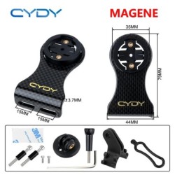 CYDY Carbon 3K országúti kerékpár számítógép tartó Garmin Edge Bryton Rider Whaoo Catey XOSS IGPSPORT MAGENE MTB kerékpár GOPRO 