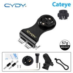 CYDY Carbon 3K országúti kerékpár számítógép tartó Garmin Edge Bryton Rider Whaoo Catey XOSS IGPSPORT MAGENE MTB kerékpár GOPRO 