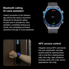 2024 új NFC EKG+PPG Bluetooth hívás Okosóra GPS Tracker Motion Karkötő Fitness Android IOS Watch 4 Férfi Smart Watch Férfi