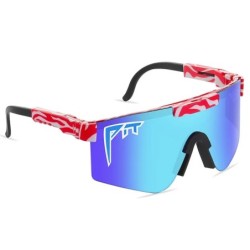 Pit Viper Férfi Női Outdoor Napszemüveg Kerékpáros Szemüveg MTB Sport Szemüveg UV400 Kerékpáros Kerékpáros Szemüveg Doboz nélkül