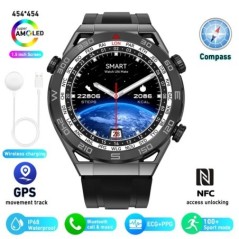 2024 új NFC EKG+PPG Bluetooth hívás Okosóra GPS Tracker Motion Karkötő Fitness Android IOS Watch 4 Férfi Smart Watch Férfi