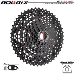 GOLDIX fekete MTB kazetta 8/9/10/11/12 sebesség 40/42/46/50/50T K7 8/9/10/11/12v kerékpár szabadonfutó lánckerék Shimano/SRAM-ho