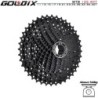 GOLDIX fekete MTB kazetta 8/9/10/11/12 sebesség 40/42/46/50/50T K7 8/9/10/11/12v kerékpár szabadonfutó lánckerék Shimano/SRAM-ho