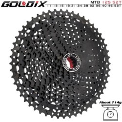 GOLDIX fekete MTB kazetta 8/9/10/11/12 sebesség 40/42/46/50/50T K7 8/9/10/11/12v kerékpár szabadonfutó lánckerék Shimano/SRAM-ho