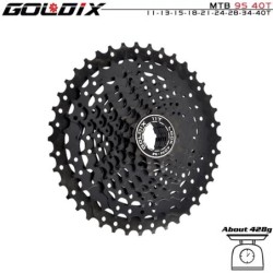 GOLDIX fekete MTB kazetta 8/9/10/11/12 sebesség 40/42/46/50/50T K7 8/9/10/11/12v kerékpár szabadonfutó lánckerék Shimano/SRAM-ho