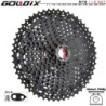 GOLDIX fekete MTB kazetta 8/9/10/11/12 sebesség 40/42/46/50/50T K7 8/9/10/11/12v kerékpár szabadonfutó lánckerék Shimano/SRAM-ho