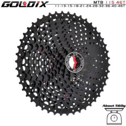 GOLDIX fekete MTB kazetta 8/9/10/11/12 sebesség 40/42/46/50/50T K7 8/9/10/11/12v kerékpár szabadonfutó lánckerék Shimano/SRAM-ho