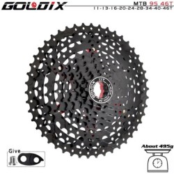 GOLDIX fekete MTB kazetta 8/9/10/11/12 sebesség 40/42/46/50/50T K7 8/9/10/11/12v kerékpár szabadonfutó lánckerék Shimano/SRAM-ho