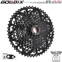 GOLDIX fekete MTB kazetta 8/9/10/11/12 sebesség 40/42/46/50/50T K7 8/9/10/11/12v kerékpár szabadonfutó lánckerék Shimano/SRAM-ho