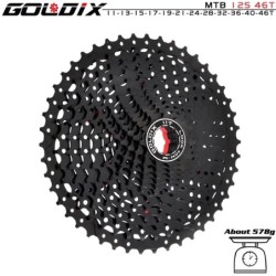 GOLDIX fekete MTB kazetta 8/9/10/11/12 sebesség 40/42/46/50/50T K7 8/9/10/11/12v kerékpár szabadonfutó lánckerék Shimano/SRAM-ho