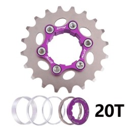 ZTTO MTB egysebességes kazettás fogaskerekű kerékpár 1 sebességes lánckerék 16T 17T 18T 19T 20T 21T 22T 23T K7 CNC kerékpár szab