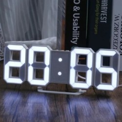 Termékek vásárlása Óra 3D LED Digitális ébresztőóra Falióra Idő/dátum/hőmérséklet Otthoni/konyhai/irodai Órák Dekoráció Kert