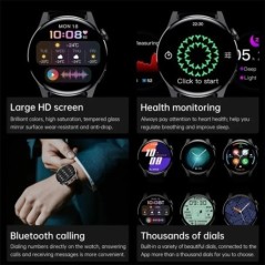 2023 LIGE Bluetooth Call Okosóra Férfi Full Touch Sport Fitness órák Férfi Vízálló pulzusmérő okosóra Férfi Android IOS