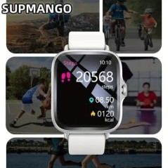 T166X okosóra Férfi és női fitnesz sportóra Valódi lépésszámláló teljes érintőképernyős Bluetooth hívás digitális okosóra