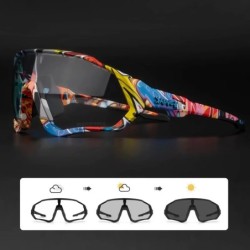 Kapvoe Photochromic Kerékpáros Napszemüveg Férfi Női Sport Road Mtb Mountain Bike szemüveg Kerékpáros Szemüveg Szemüveg Védőszem