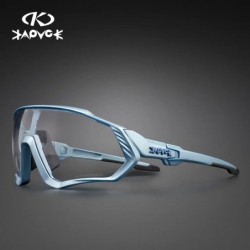 Kapvoe Photochromic Kerékpáros Napszemüveg Férfi Női Sport Road Mtb Mountain Bike szemüveg Kerékpáros Szemüveg Szemüveg Védőszem