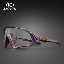 Kapvoe Photochromic Kerékpáros Napszemüveg Férfi Női Sport Road Mtb Mountain Bike szemüveg Kerékpáros Szemüveg Szemüveg Védőszem