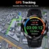 MELANDA kültéri katonai GPS okosóra férfi 360*360 HD képernyős pulzusszám IP68 vízálló sport okosóra Android IOS K37-hez