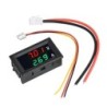 DC0-100V 10A LED digitális feszültségmérő árammérő autó motorkerékpár feszültség árammérő volt érzékelő tesztelő monitor panel