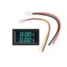 DC0-100V 10A LED digitális feszültségmérő árammérő autó motorkerékpár feszültség árammérő volt érzékelő tesztelő monitor panel