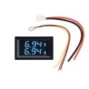 DC0-100V 10A LED digitális feszültségmérő árammérő autó motorkerékpár feszültség árammérő volt érzékelő tesztelő monitor panel