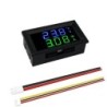 DC0-100V 10A LED digitális feszültségmérő árammérő autó motorkerékpár feszültség árammérő volt érzékelő tesztelő monitor panel