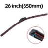 Universal Car Windshield Wiper Blades Double Layer Soft Rubber Automotive Replacement Wipers Easy to Install 18" 22" 24" 26"