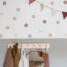 Boho Polka Dots Wall Stickers Wall Decals Home Decor Peel & Stick Waterproof Easy to Clean Nursery Baby's Room Children