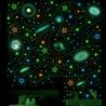 497 db/szett Luminous Stars Dots Planet Falimatrica Baba Gyerek Szoba Hálószoba Otthoni Dekoráció Falfestmény Glow In The Dark m