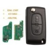 jingyuqin 2 gombos távirányítós autókulcs ASK/FSK 434Mhz Citroen C4 C5 C6 C8 Xsara Picasso Peugeothoz 107 207 307 308 CE0536/052