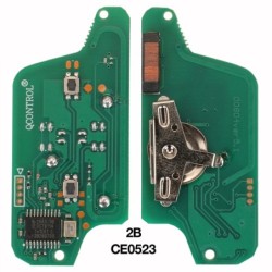 jingyuqin 2 gombos távirányítós autókulcs ASK/FSK 434Mhz Citroen C4 C5 C6 C8 Xsara Picasso Peugeothoz 107 207 307 308 CE0536/052