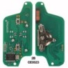 jingyuqin 2 gombos távirányítós autókulcs ASK/FSK 434Mhz Citroen C4 C5 C6 C8 Xsara Picasso Peugeothoz 107 207 307 308 CE0536/052