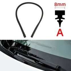 Auto Car All seasons Windshield Wiper Blades Refills Natural Rubber Strips Wiper Blade Replacement Parts All Types Fit 14"- 32"