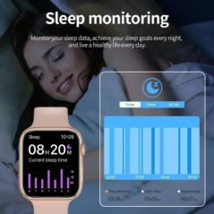 LIGE okosóra nőknek Teljes érintőképernyős vízálló órák Sport Fitness Tracker Férfi Okosóra Bluetooth Hívás Reloj Mujer