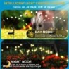 2010.06.08. LED-es napelemes kerti lámpák Powered Firefly Lights Kültéri kerti dekoráció Tájfények Firework Firefly gyeplámpák