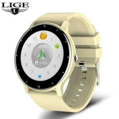 LIGE 2023 új okosóra férfi teljes érintőképernyős Sport Fitness óra IP67 Vízálló Bluetooth Android ios okosóra Men+box