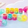 12 db Mini Rainbow Magic Springs Játékok Gyerekek Születésnapi Party Szívek Ajándékok Ajándékok Emléktárgyak Óvodai vendég Pinat