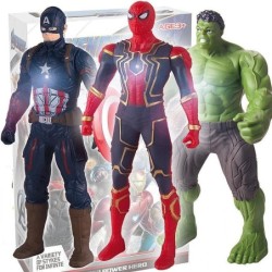 Marvel Avengers Spiderman Iron Man Hulk szuperhős Bosszúállók akciófigura játék mozgatható testrészekkel ajándék gyerekeknek