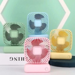 Asztali asztali kis ventilátor mini kézi USB három sebességes Cool Air autó otthoni irodai hordozható csendes kültéri egyszerű h