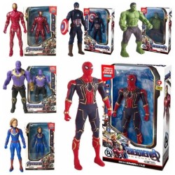 Marvel Avengers Spiderman Iron Man Hulk szuperhős Bosszúállók akciófigura játék mozgatható testrészekkel ajándék gyerekeknek