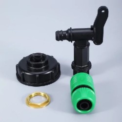 Durable IBC Tank Tap Adapter S60*6 Coarse Thread to 1/2'' 3/4'' Connector Replacement Valve Garden Home Valve Fitting Faucet