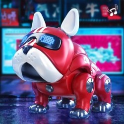 Tánczene Bulldog Robot Intelligens Interaktív Kutya Könnyűjátékokkal Gyerekeknek Korai nevelés Baba Játék fiúk Lány