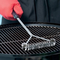 Barbecue Grill Grill Kefe Clean Tool Grill tartozékok Rozsdamentes acél sörték Tapadásmentes Tisztítókefék Grill tartozékok