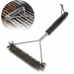 Barbecue Grill Grill Kefe Clean Tool Grill tartozékok Rozsdamentes acél sörték Tapadásmentes Tisztítókefék Grill tartozékok